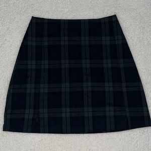 Plaid Mini Skirt